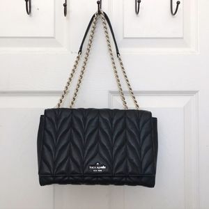 Kate Spade Briar Lane Quilted Emelyn Bag large black